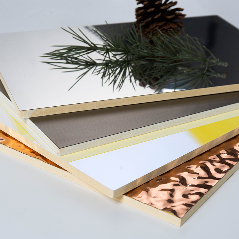 YXWPC1225 Spesso 5 mm di larghezza 122 cm Larghezza per interni/esterni per decorazioni per decorazioni per parete WPC WPC