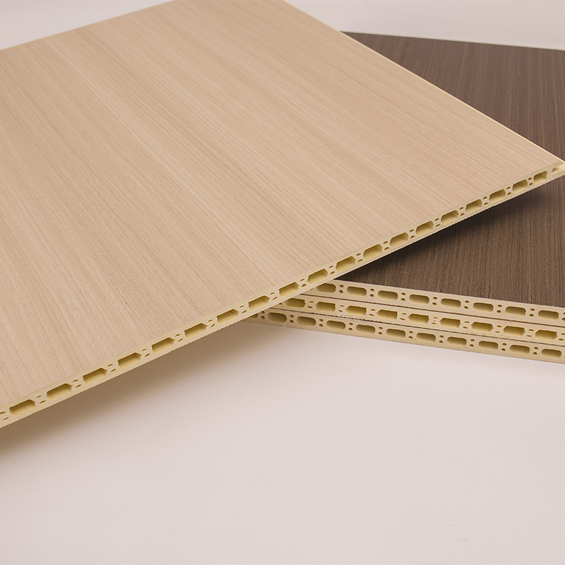 Yxwpc609 spessore 9mm 60 cm di larghezza di larghezza installazione rapida pannello wpc pannello integrato pannello integrato parete in fibra di legno in legno